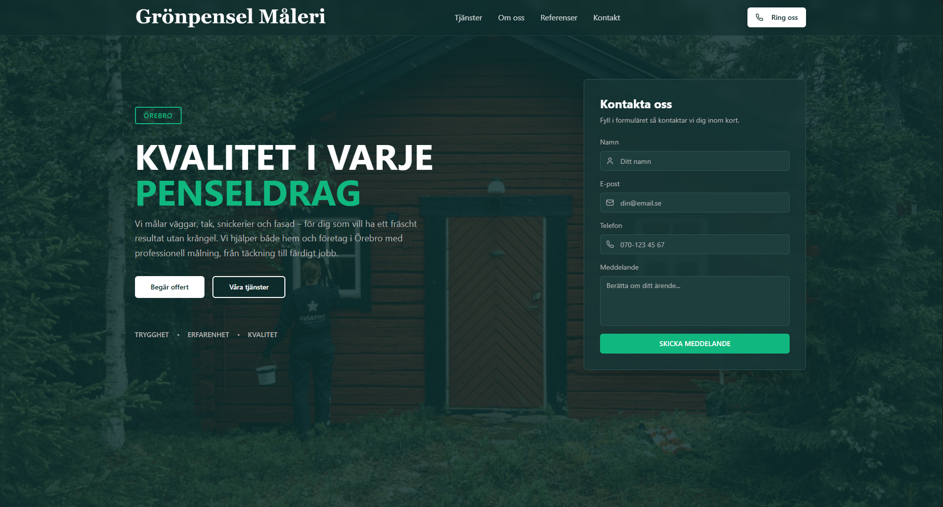 Ny modern webbdesign - Efter